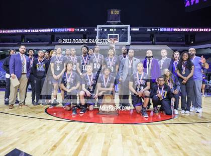 Thumbnail 2 in Ellison vs. Mansfield Summit (UIL 5A Basketball State Semifinal Medal Ceremony) photogallery.