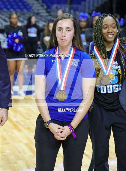 Thumbnail 2 in Ellison vs. Mansfield Summit (UIL 5A Basketball State Semifinal Medal Ceremony) photogallery.