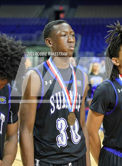 Thumbnail 3 in Ellison vs. Mansfield Summit (UIL 5A Basketball State Semifinal Medal Ceremony) photogallery.