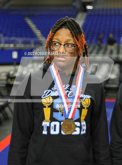 Thumbnail 2 in Ellison vs. Mansfield Summit (UIL 5A Basketball State Semifinal Medal Ceremony) photogallery.