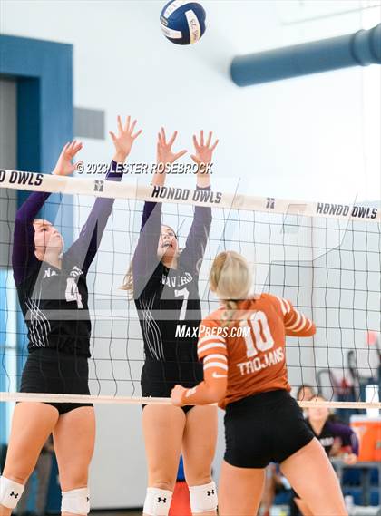 Thumbnail 2 in Navarro vs Beeville (Hondo Volleyball Tournament) photogallery.