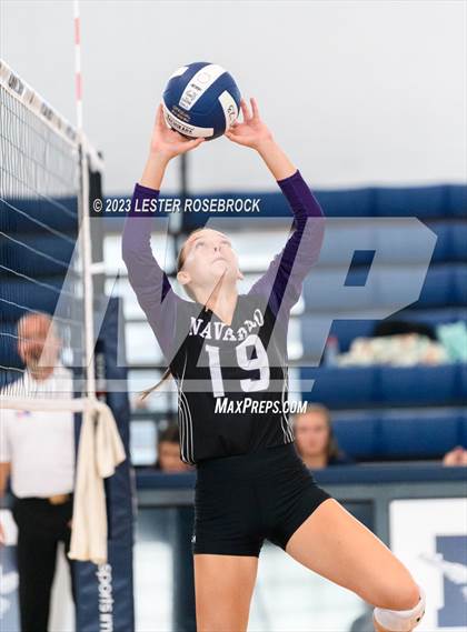 Thumbnail 2 in Navarro vs Beeville (Hondo Volleyball Tournament) photogallery.