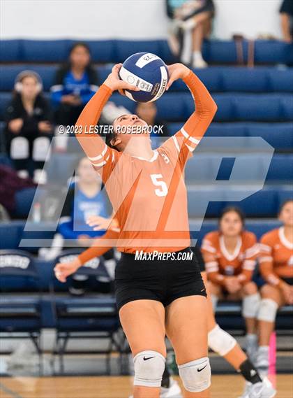 Thumbnail 3 in Navarro vs Beeville (Hondo Volleyball Tournament) photogallery.
