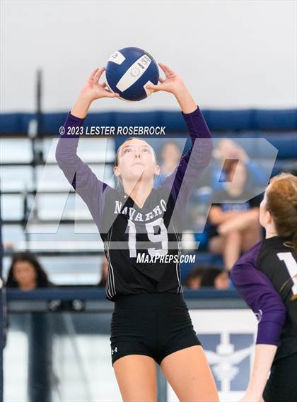 Thumbnail 3 in Navarro vs Beeville (Hondo Volleyball Tournament) photogallery.