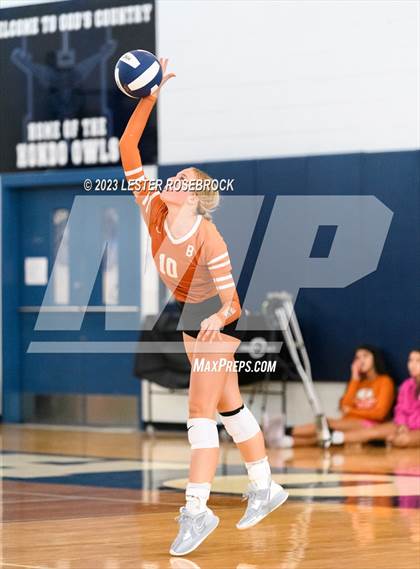 Thumbnail 2 in Navarro vs Beeville (Hondo Volleyball Tournament) photogallery.