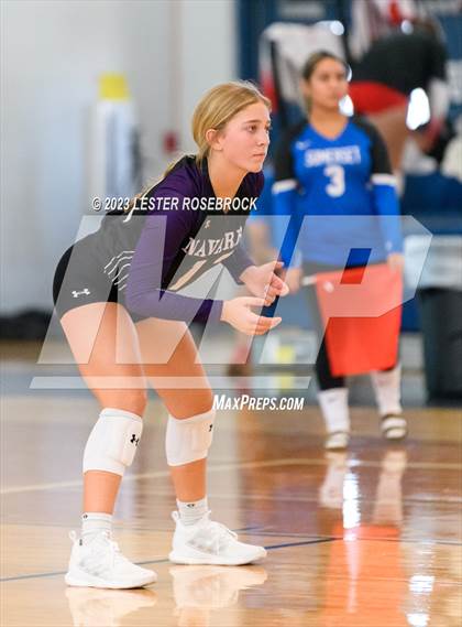 Thumbnail 2 in Navarro vs Beeville (Hondo Volleyball Tournament) photogallery.