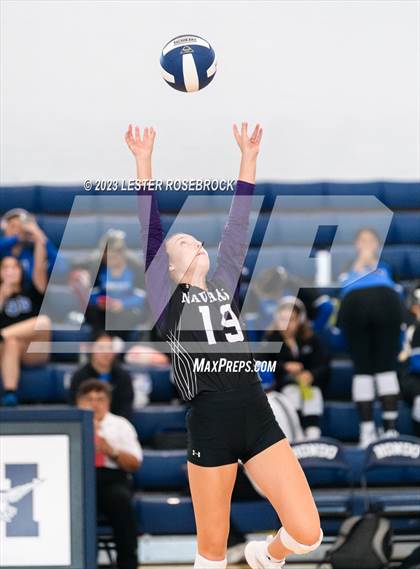 Thumbnail 3 in Navarro vs Beeville (Hondo Volleyball Tournament) photogallery.