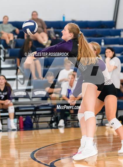 Thumbnail 2 in Navarro vs Beeville (Hondo Volleyball Tournament) photogallery.