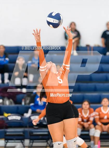 Thumbnail 1 in Navarro vs Beeville (Hondo Volleyball Tournament) photogallery.