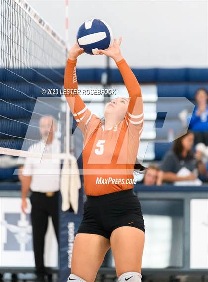 Thumbnail 3 in Navarro vs Beeville (Hondo Volleyball Tournament) photogallery.