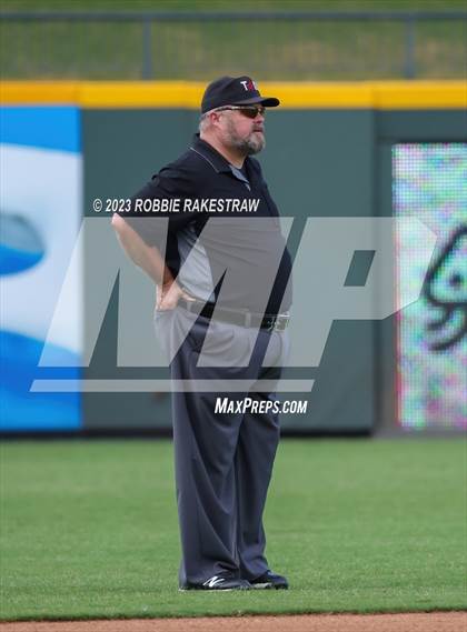 Thumbnail 2 in Cypress Woods vs. Flower Mound (UIL 6A Baseball State Semifinal) photogallery.