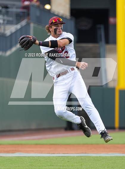 Thumbnail 2 in Cypress Woods vs. Flower Mound (UIL 6A Baseball State Semifinal) photogallery.