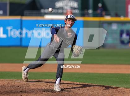 Thumbnail 3 in Cypress Woods vs. Flower Mound (UIL 6A Baseball State Semifinal) photogallery.