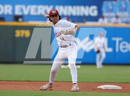 Thumbnail 2 in Cypress Woods vs. Flower Mound (UIL 6A Baseball State Semifinal) photogallery.
