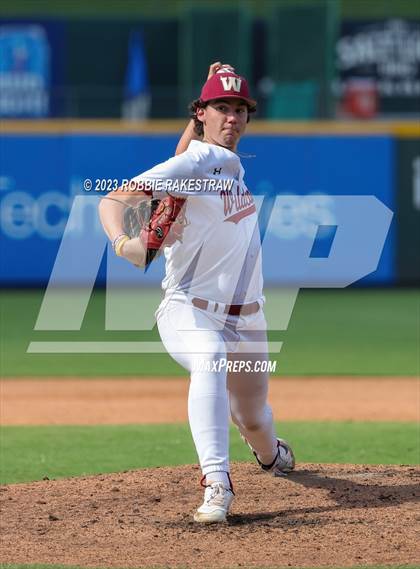 Thumbnail 1 in Cypress Woods vs. Flower Mound (UIL 6A Baseball State Semifinal) photogallery.
