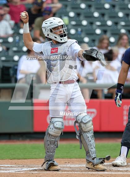 Thumbnail 2 in Cypress Woods vs. Flower Mound (UIL 6A Baseball State Semifinal) photogallery.