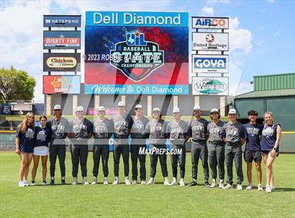 Thumbnail 2 in Cypress Woods vs. Flower Mound (UIL 6A Baseball State Semifinal) photogallery.