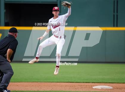 Thumbnail 1 in Cypress Woods vs. Flower Mound (UIL 6A Baseball State Semifinal) photogallery.