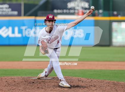 Thumbnail 2 in Cypress Woods vs. Flower Mound (UIL 6A Baseball State Semifinal) photogallery.