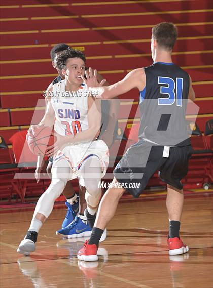 Thumbnail 3 in Immanuel vs. St. Joseph Notre Dame (FR Barry Christmas Classic) photogallery.