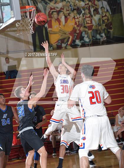 Thumbnail 1 in Immanuel vs. St. Joseph Notre Dame (FR Barry Christmas Classic) photogallery.