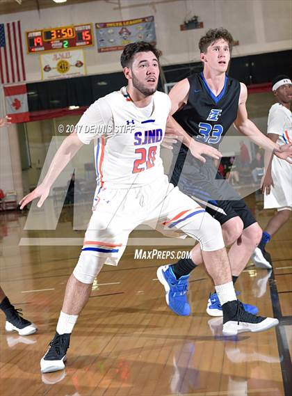 Thumbnail 2 in Immanuel vs. St. Joseph Notre Dame (FR Barry Christmas Classic) photogallery.