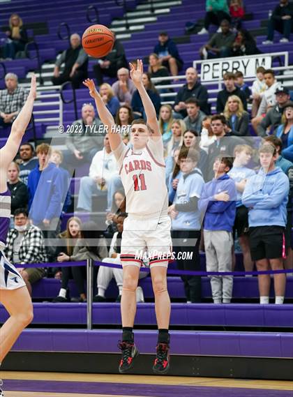 Thumbnail 1 in Perry Meridian vs. Southport (IHSAA 4A Sectional Semi-Final) photogallery.