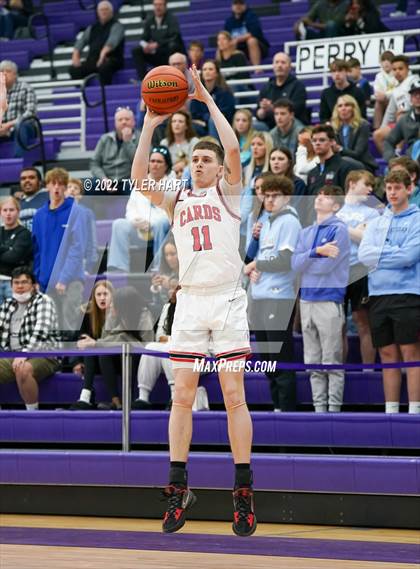 Thumbnail 3 in Perry Meridian vs. Southport (IHSAA 4A Sectional Semi-Final) photogallery.