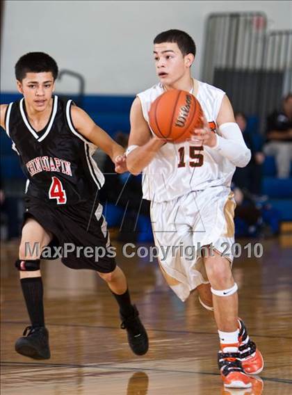 Thumbnail 1 in Mt. Carmel Academy vs. Chinquapin (Living Stones Tournament) photogallery.