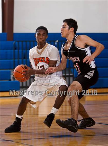 Thumbnail 1 in Mt. Carmel Academy vs. Chinquapin (Living Stones Tournament) photogallery.