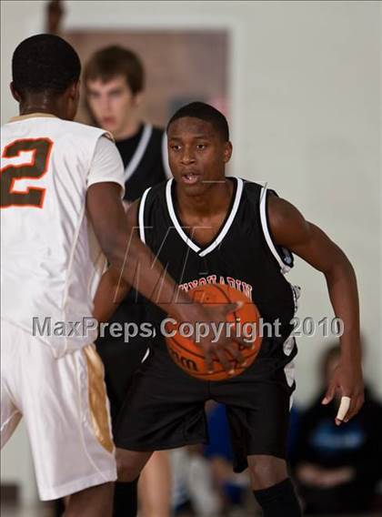 Thumbnail 2 in Mt. Carmel Academy vs. Chinquapin (Living Stones Tournament) photogallery.