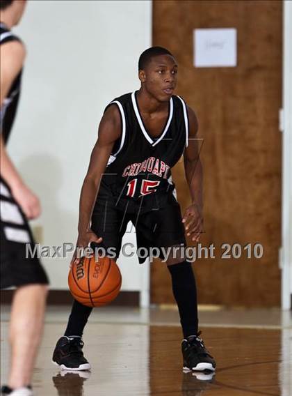 Thumbnail 2 in Mt. Carmel Academy vs. Chinquapin (Living Stones Tournament) photogallery.