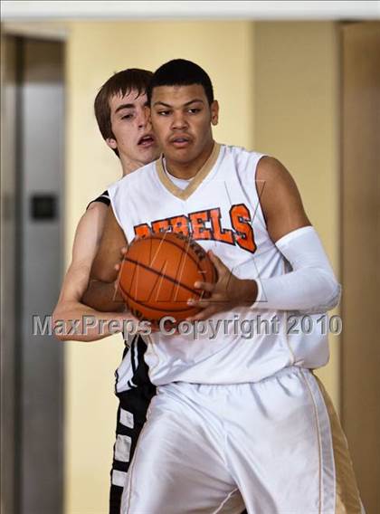 Thumbnail 1 in Mt. Carmel Academy vs. Chinquapin (Living Stones Tournament) photogallery.