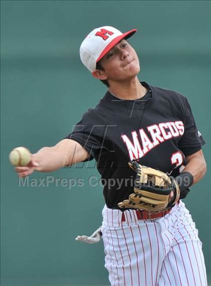 Thumbnail 1 in Marcus vs. Plano East (5A Region I Quarterfinals) photogallery.