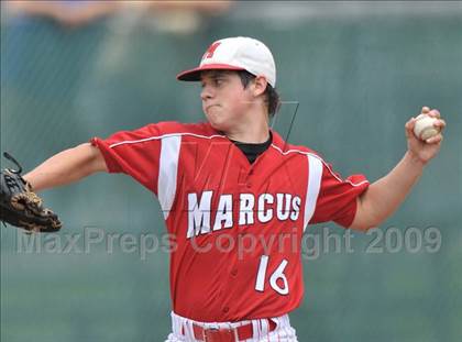 Thumbnail 2 in Marcus vs. Plano East (5A Region I Quarterfinals) photogallery.