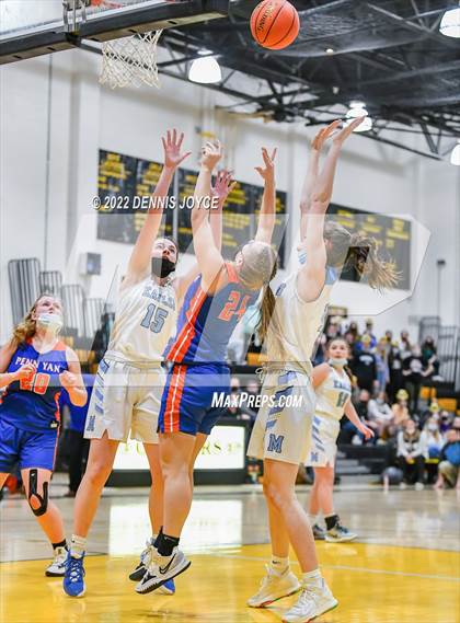 Thumbnail 3 in Penn Yan Academy @ Midlakes (NYSPHSAA Section 5 Class B2 Quarterfinal) photogallery.