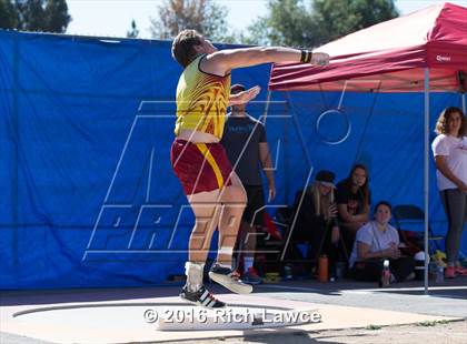 Thumbnail 1 in Orange County Track & Field Championships (Boys Varsity Shot Put) photogallery.