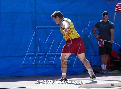 Thumbnail 3 in Orange County Track & Field Championships (Boys Varsity Shot Put) photogallery.