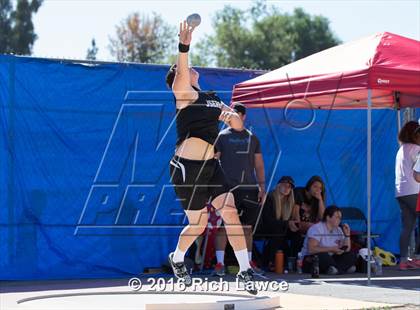 Thumbnail 1 in Orange County Track & Field Championships (Boys Varsity Shot Put) photogallery.