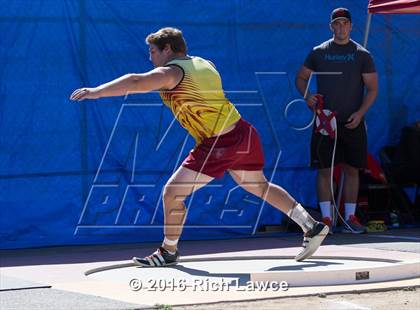 Thumbnail 3 in Orange County Track & Field Championships (Boys Varsity Shot Put) photogallery.