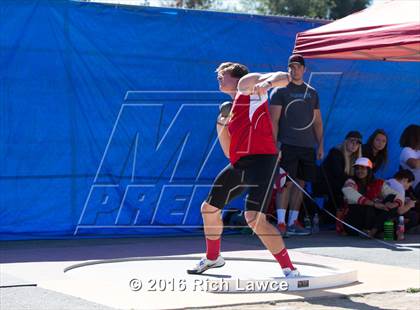 Thumbnail 3 in Orange County Track & Field Championships (Boys Varsity Shot Put) photogallery.
