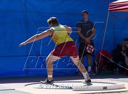 Thumbnail 1 in Orange County Track & Field Championships (Boys Varsity Shot Put) photogallery.
