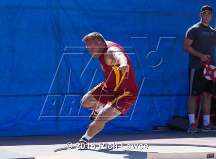 Thumbnail 3 in Orange County Track & Field Championships (Boys Varsity Shot Put) photogallery.