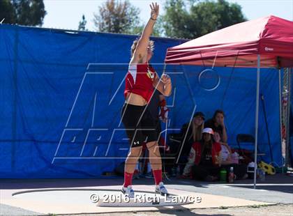 Thumbnail 3 in Orange County Track & Field Championships (Boys Varsity Shot Put) photogallery.