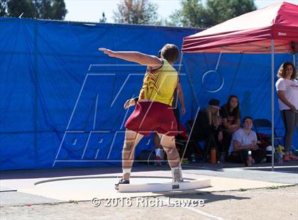 Thumbnail 2 in Orange County Track & Field Championships (Boys Varsity Shot Put) photogallery.
