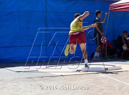 Thumbnail 3 in Orange County Track & Field Championships (Boys Varsity Shot Put) photogallery.