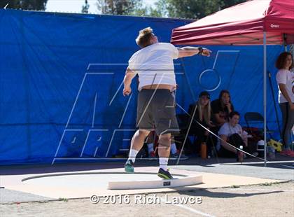 Thumbnail 1 in Orange County Track & Field Championships (Boys Varsity Shot Put) photogallery.