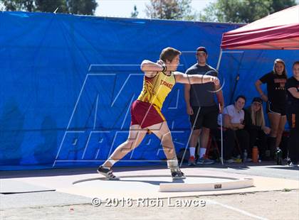 Thumbnail 1 in Orange County Track & Field Championships (Boys Varsity Shot Put) photogallery.