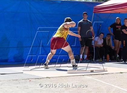 Thumbnail 3 in Orange County Track & Field Championships (Boys Varsity Shot Put) photogallery.