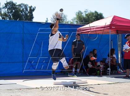 Thumbnail 3 in Orange County Track & Field Championships (Boys Varsity Shot Put) photogallery.